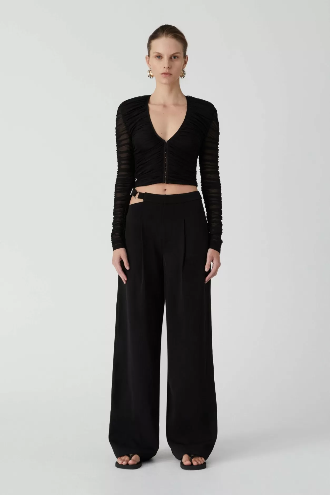 Knitwear*MISHA Amari Mesh Top