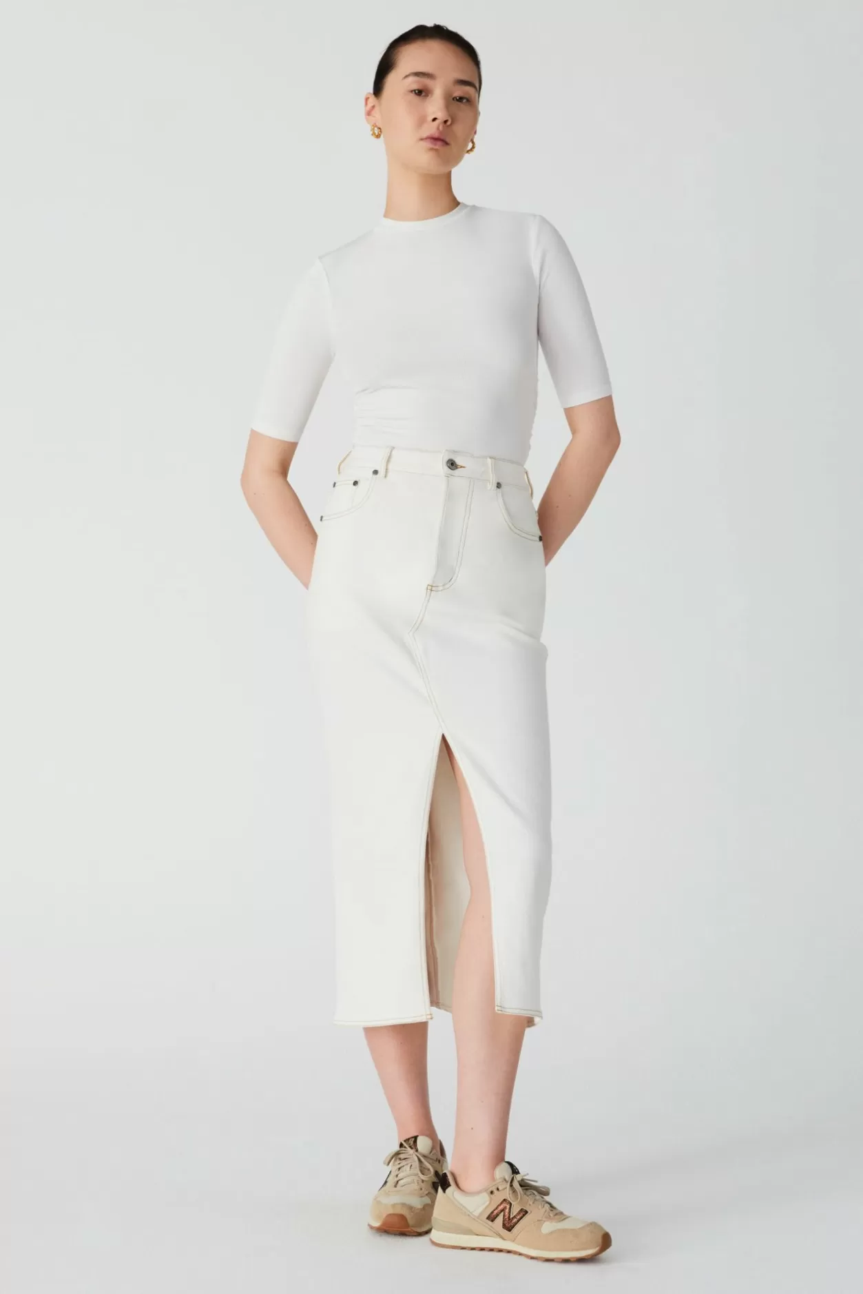 Bottoms*MISHA Donita Denim Skirt
